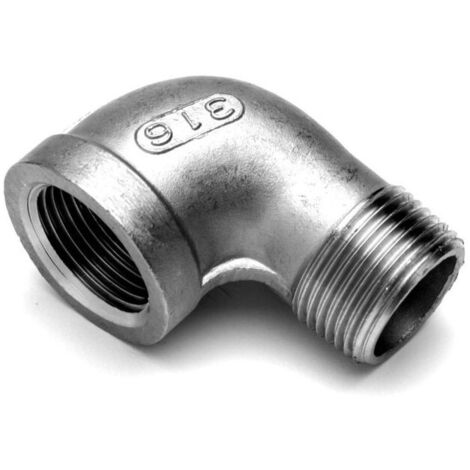 coude inox mf 90° d08/13
