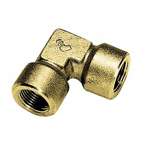 Coude Laiton 90° Legris G Femelle 1/2pouce - Femelle 1/2pouce ( Prix pour Paquet de 5 )