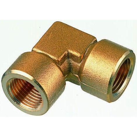 Coude Laiton 90° Legris G Femelle 3/4pouce - Femelle 3/4pouce ( Prix pour Paquet de 2 )