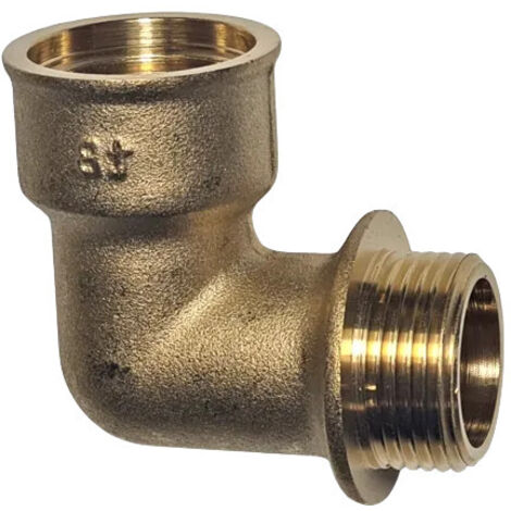 Coude laiton brut MF 20x27