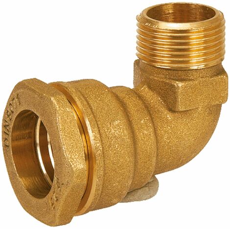 Coude laiton compression ACS Mâle 1/2" PE20