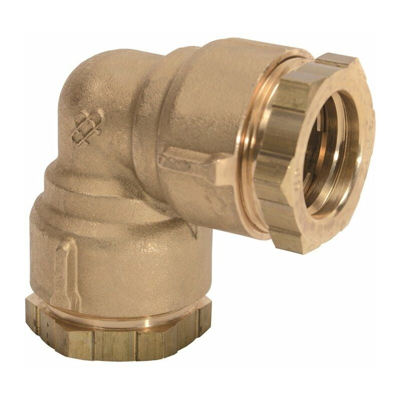 Raccord pe coudé 90° à serrage - Femelle - diamètre 40 mm - Rexuo Huot