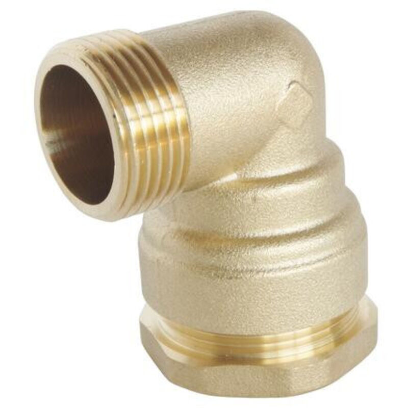 Coude laiton male pour tube pe - sumo