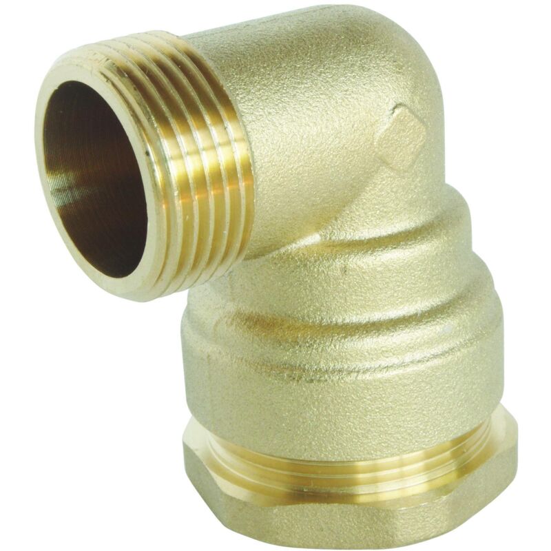 Raccord laiton coudé sumo pour tube pe Ø25 mm - Mâle 3/4