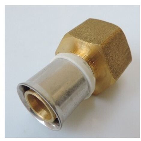 Coude laiton multicouche type Radial femelle 20x27/20 mm