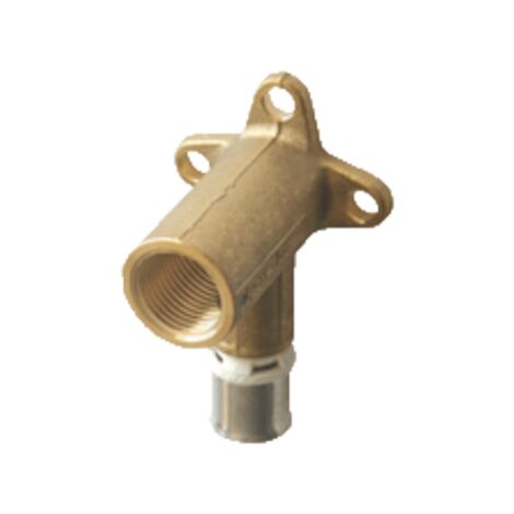 Coude long 78mm à sertir à applique pour système multicouches 1/2" - 20