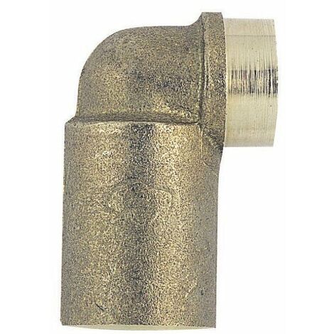 Coude Long Femelle 1/2" Sobime Raccord Coudé 90° Galvanisé, Filetage Femelle 1/2 Pouce. - Sobime