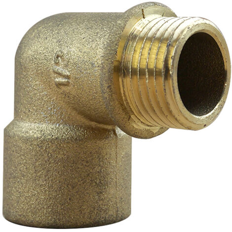 Coude Mâle 90° Mâle 92 GCU Ø 1/2" (15/21) Mâle - Tube cuivre Ø22