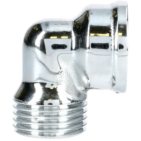 Coude mâle femelle 20x27 chromé - GARIS - D23504C