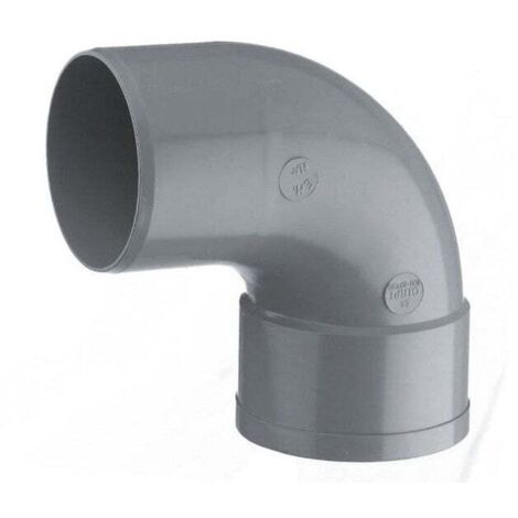Coude mâle / femelle 87° en pvc, GIRPI, diam. 32 mm