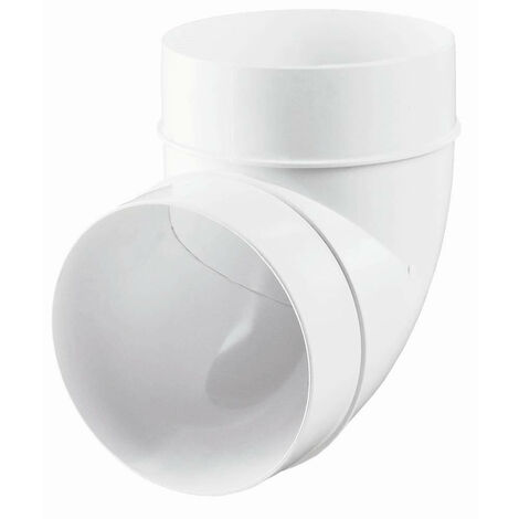 Coude MM ø 125 mm pour conduit de ventilation