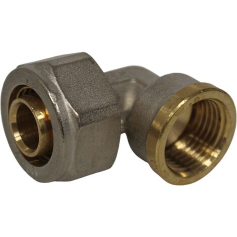 Coude Multicouche à compression Ø20x2,0 - Femelle 1/2" (15/21) - Henco
