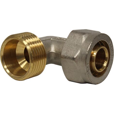 Coude Multicouche à compression Ø26x3,0 - Mâle 1" (26/34) - Henco