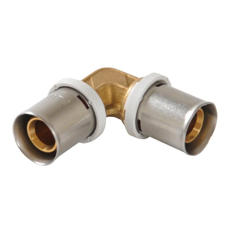 Nicoll - Raccord multicouche Coude égal à sertir fluxo 90° Ø40