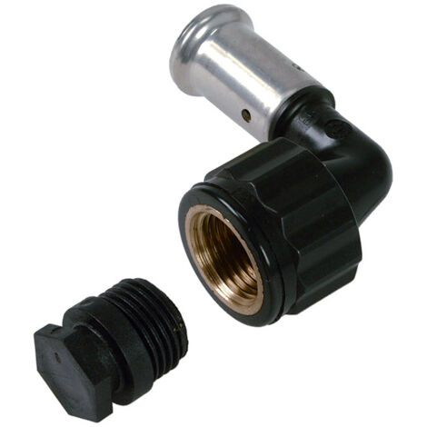 Coude multicouche à visser Henco - Femelle 1' 1/4 - Diamètre 40 mm - PVDF