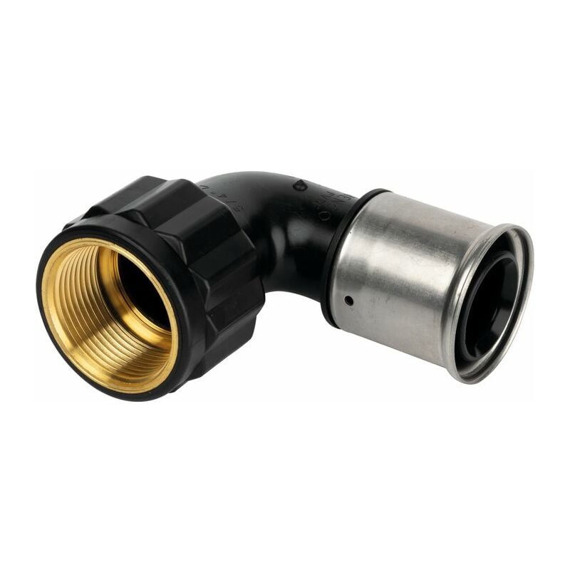 Henco - Coude multicouche à visser Femelle 2' - Diamètre 63 mm - pvdf