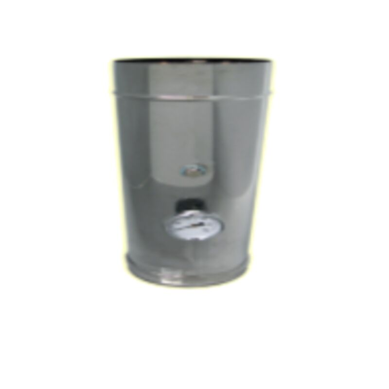 Coude orientable simple paroi inox - ø 100