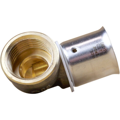 Coude PER à sertir Ø20x1,9 - Femelle fixe 1/2" (15/21) - IBP Bänninger