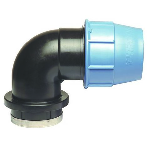 Coude plast. PE D50 F1''1/2(40/49)