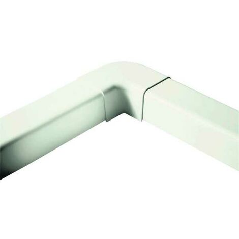 Coude plat 90° 80 mm