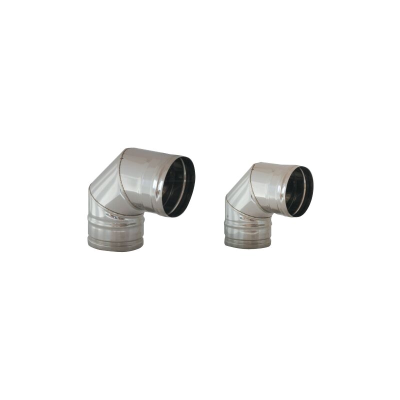 Coude pliA a 90 25 cm 250 mm en acier inoxydable pour tuyaux de poA le