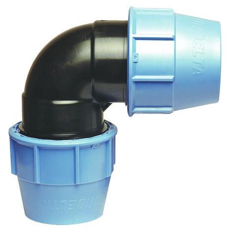 Coude polypropylène 90° ACS pour Tube PE ou PEHD Ø50 - Somatherm