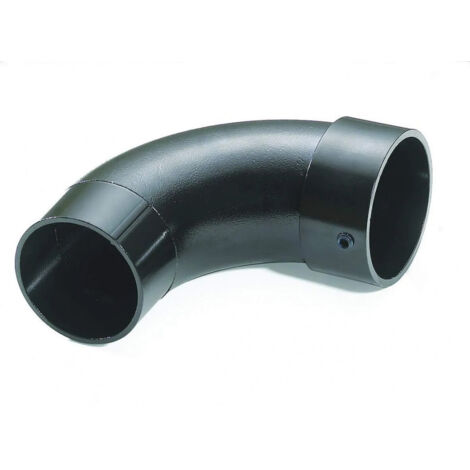 Coude pour EQUATAIR Classic – Accessoire de cheminée pour poêle à bois – Longueur 90mm – Hauteur 45mm – Largeur 45mm – Confort Domo