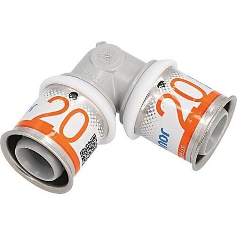 Coude pour tube multicouche S-Press PLUS 90° à sertir PPSU 25-25 - UPONOR
