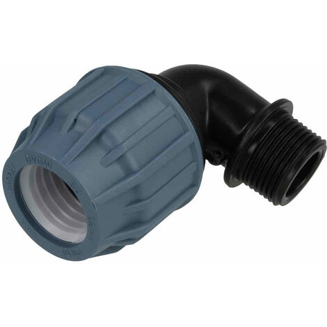 Coude pour tube PE eau Ø40 M1 1/2