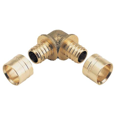 Coude pour tube PER 10x12 égal DN 12x12