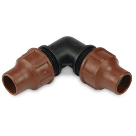 Coude PP 16 mm verrouillage marron type BF-22 verrouillage