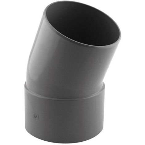coude pvc 20° mf ø 100 raccord évacuation - Interplast