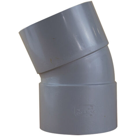 Coude PVC 22°30 Femelle Femelle Ø100 - First Plast