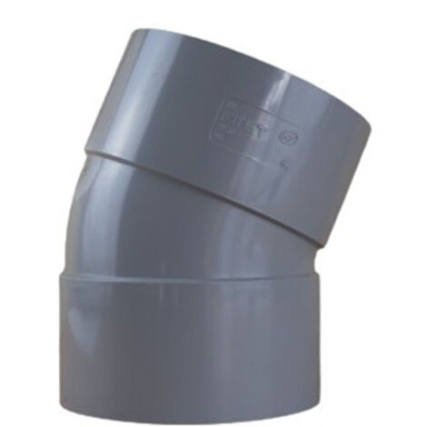 Coude PVC 22°30 Femelle Femelle Ø125 - First Plast