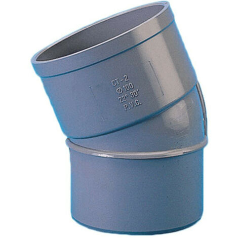 Coude PVC 22º30 mâle-femelle ø 100mm - jardiboutique
