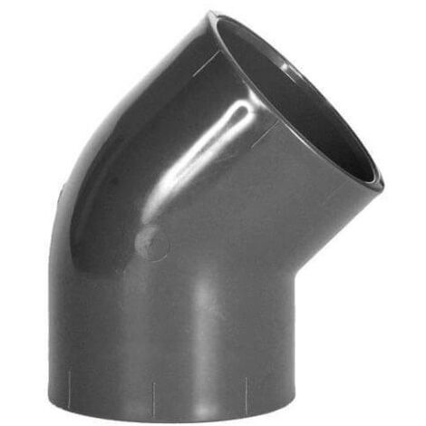 Coude PVC 45° à coller Ø 32 mm