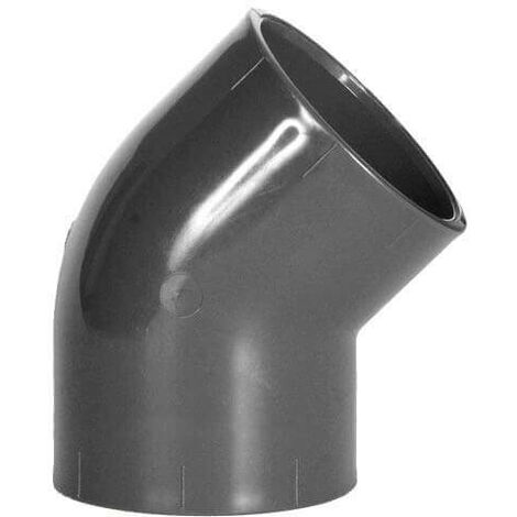 Coude PVC 45° à coller Ø 50 mm