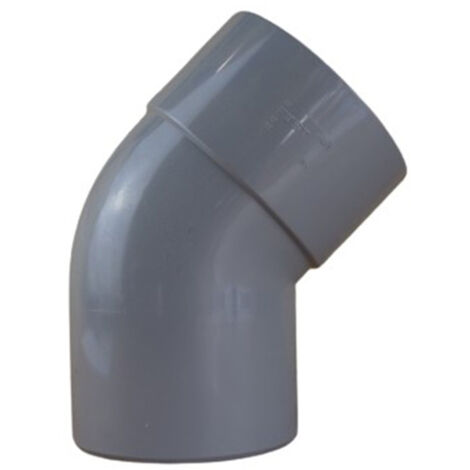 Coude PVC 45° Mâle/Femelle Ø110 - First Plast