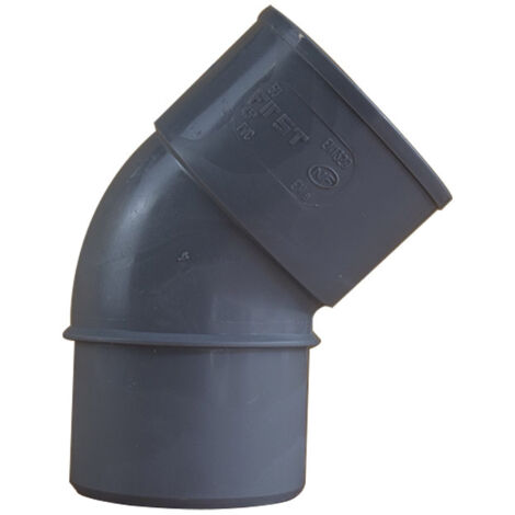 Coude PVC 45° Mâle/Femelle Ø50 - First Plast