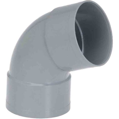 Coude PVC 67 degrés FF 80