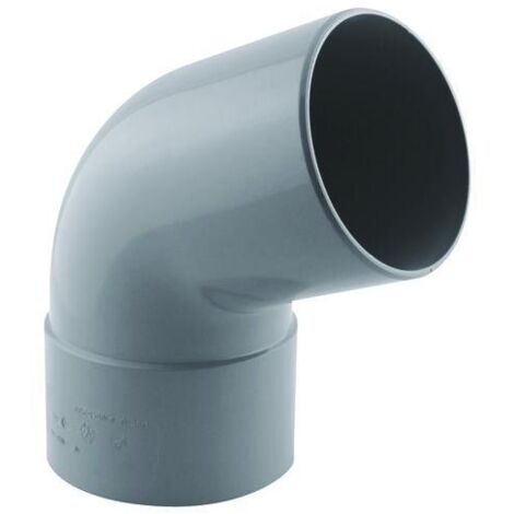 Coude PVC 67° male D 100mm