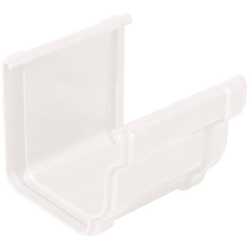 Jonction longue gouttière Best blanc