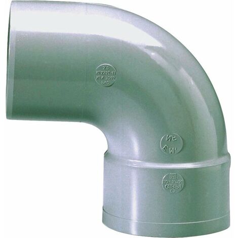 Coude PVC 87 degrés 30 MF 125