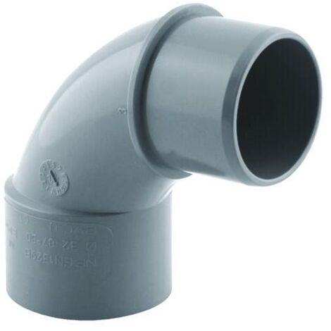 Coude PVC 87° male D 32mm