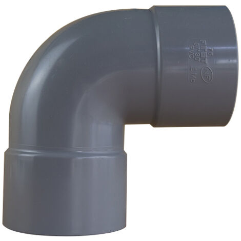 Coude PVC 87°30 Femelle/Femelle Ø75 - First Plast