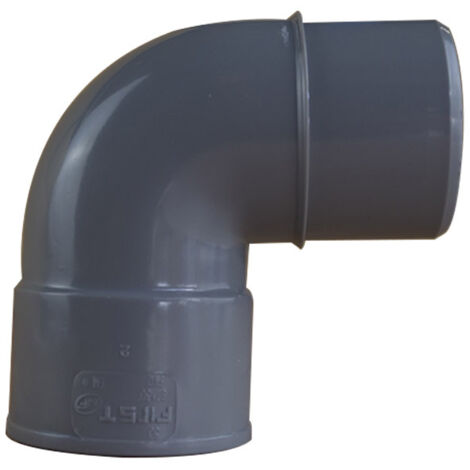 Coude PVC 87°30 Mâle/Femelle Ø50 - First Plast