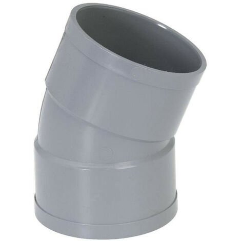 Coude PVC à 22°30 F/F - Diamètre 125 mm