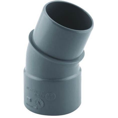Coude PVC à 22°30 -NF- MF Ø 40 -NF-