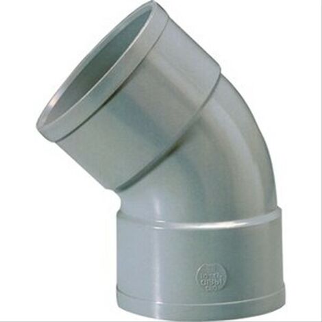 Coude PVC à 45° FF Diam 125