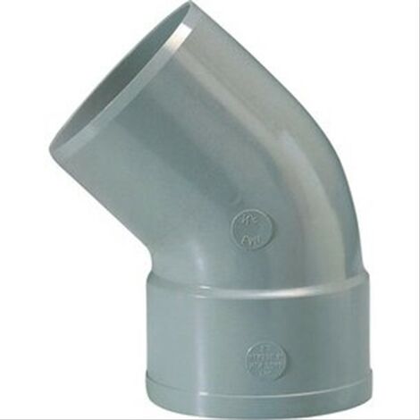 Coude PVC à 45° MF Diam 125